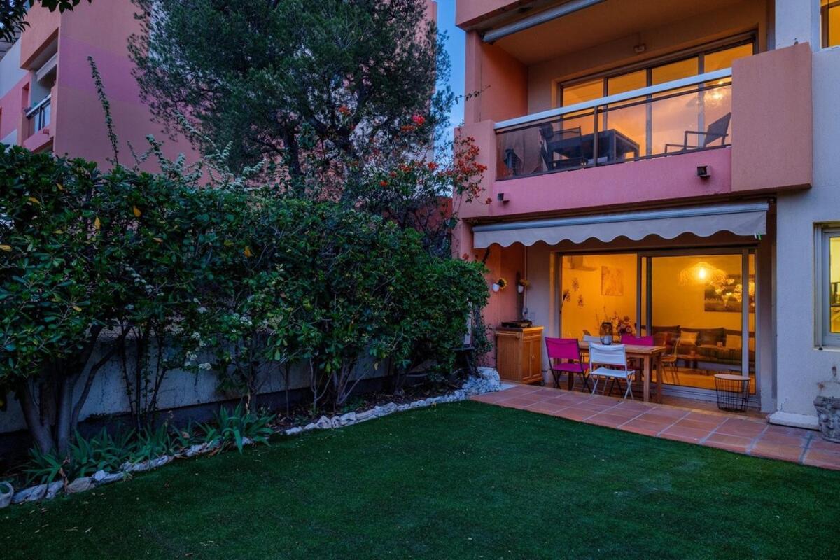Le Riviera - Plage - Terrasse - Parking - Arrivée Autonome Cagnes-sur-Mer Exterior foto